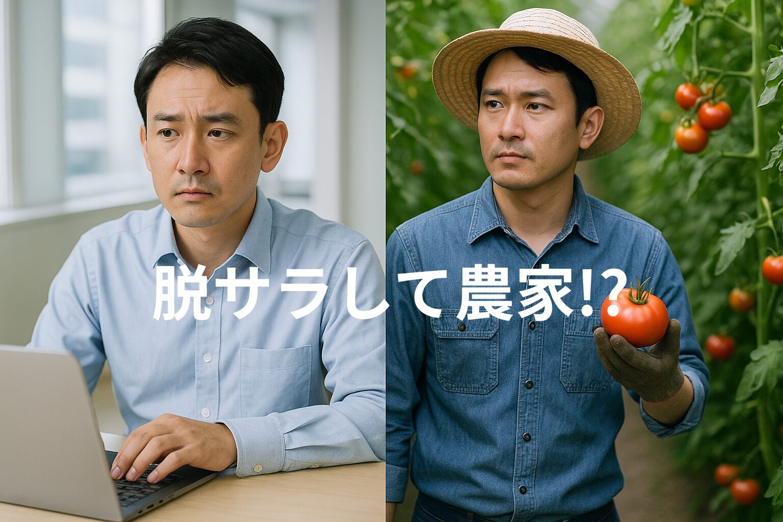 なぜITエンジニアがトマト農家に？転職を決意するまで